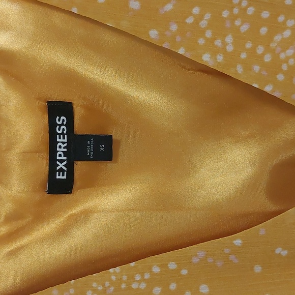 Mustard color XS EXPRESS SHORT DRESS - Picture 2 of 12